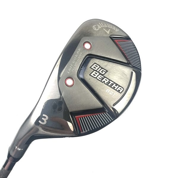 Left Handed Callaway Big Bertha B21 3 Hybrid / 19 Degree / Callaway RCH 65 Regular Flex