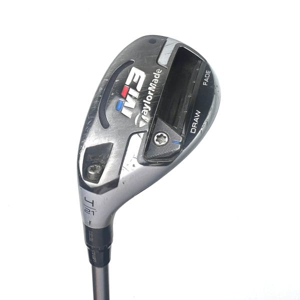 Left Handed Taylormade M3 4 Hybrid / 21 Degree / Tensei Blue CK Series 80 Stiff Flex
