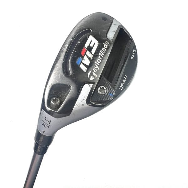 Left Handed Taylormade M3 4 Hybrid / 21 Degree / Tensei Blue CK Series 80 Stiff Flex