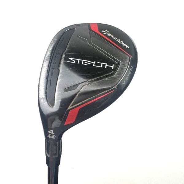 Left Handed Taylormade Stealth 4 Hybrid / 22 Degree / Ventus 5A Senior Flex