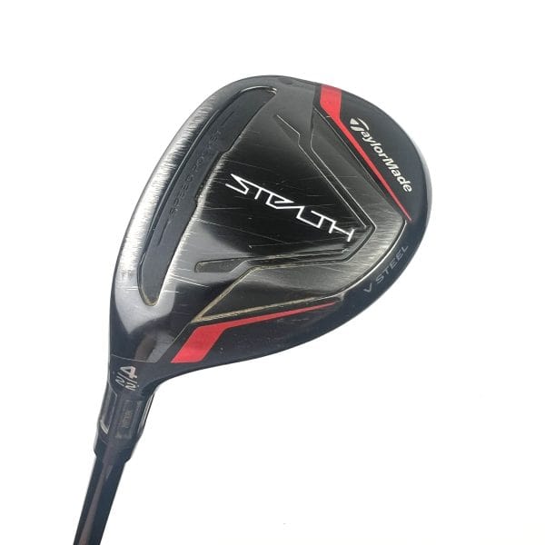 Left Handed Taylormade Stealth 4 Hybrid / 22 Degree / Ventus 5A Senior Flex