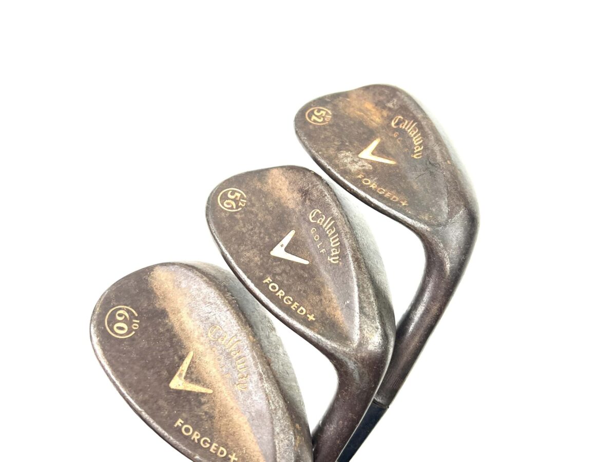 Wedge Callaway Forgé Cuivre 58° Lob Wedge - Droitier - Shaft Acier 35" - Occasion (État Cosmétique)
