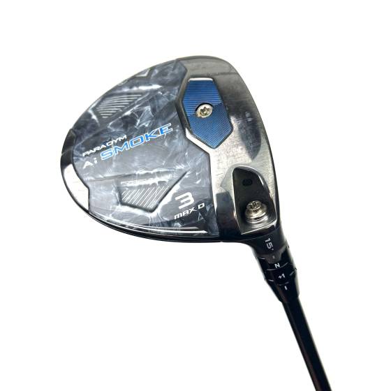 Callaway Paradym AI Smoke Max D 3 Wood / 15 Degree / Hzrdus Smoke RDX X-Stiff Flex