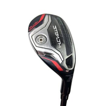 Taylormade Stealth Plus 3 Hybrid / 19.5 Degree / Hzrdus Smoke RDX Stiff Flex