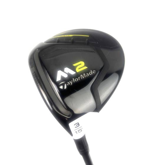 Left Handed Taylormade M2 2017 3 Wood / 15 Degree / Taylormade M2 Reax 55 Regular Flex