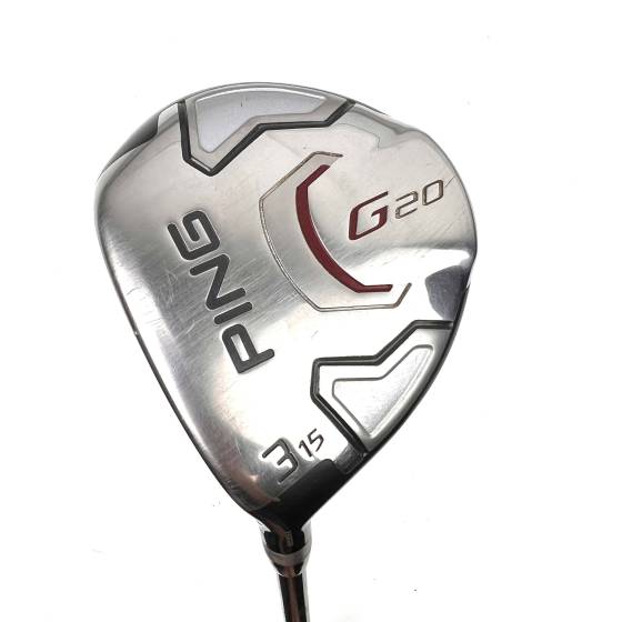 Left Handed Ping G20 3 Wood / 15 Degree / TFC 169 Regular Flex