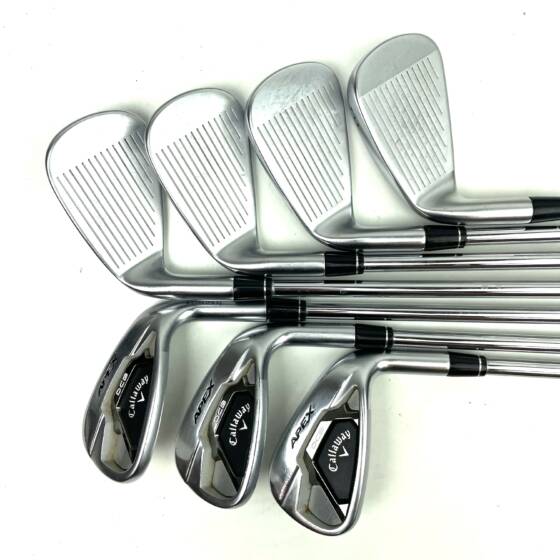 Callaway Apex DCB 21 Irons / 5-PW + AW / Elevate 115 Stiff flex
