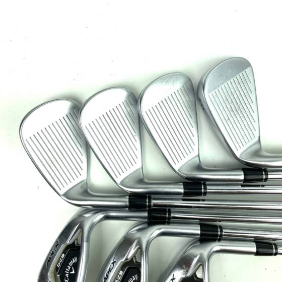 Callaway Apex DCB 21 Irons / 5-PW + AW / Elevate 115 Stiff flex