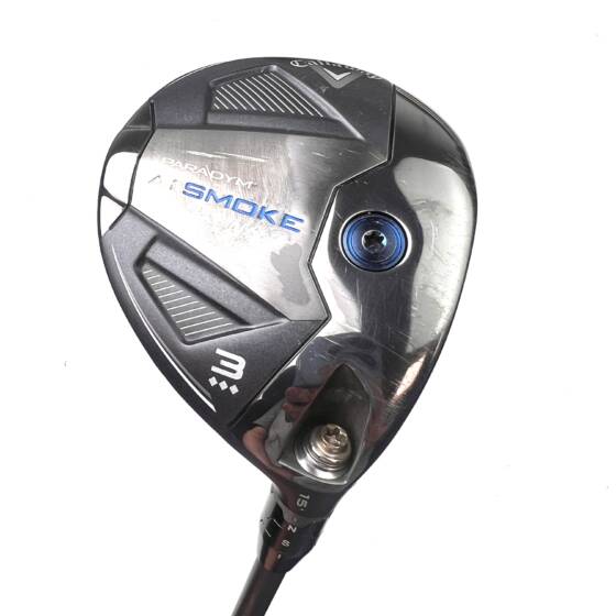 Callaway Paradym AI Smoke Triple Diamond 3 Wood / 15 Degree / Hzrdus Smoke Stiff Flex