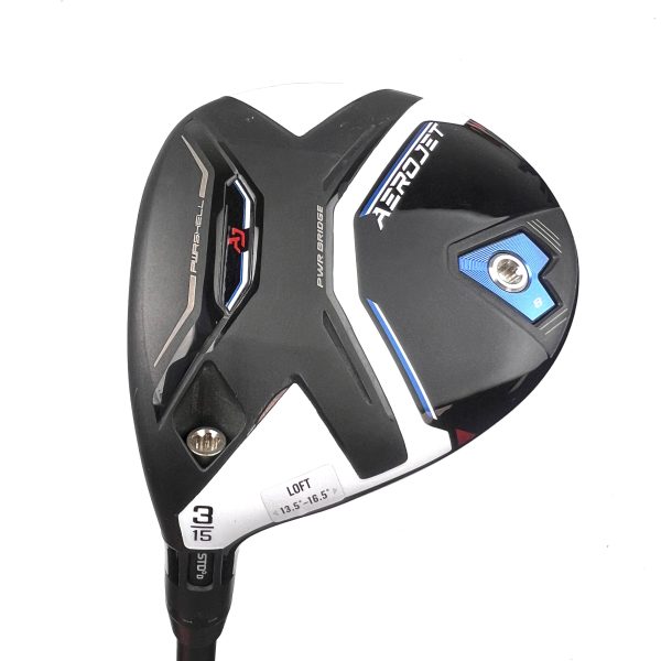 Left Handed Cobra Aerojet 3 Wood / 15 Degree / Helium 4F2 Senior Flex