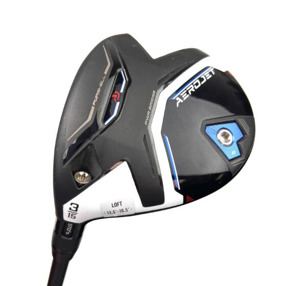 Left Handed Cobra Aerojet 3 Wood / 15 Degree / Helium 4F2 Senior Flex