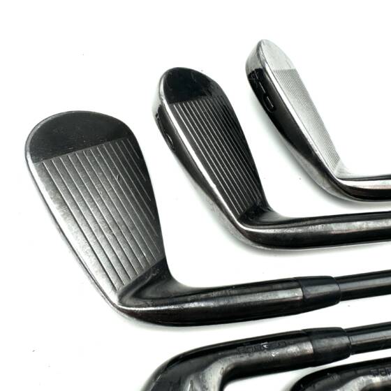 Titleist T100 2021 Black Irons / 4-PW / AMT Tour White X-100 X-Stiff Flex