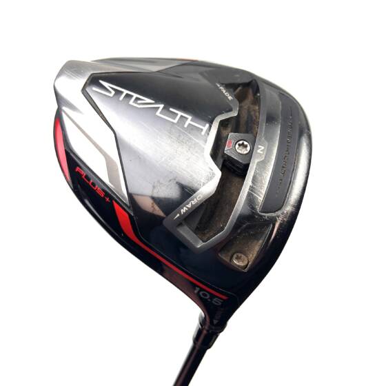 Taylormade Stealth Plus Driver / 10.5 Degree / Hzrdus Smoke RDX Regular Flex