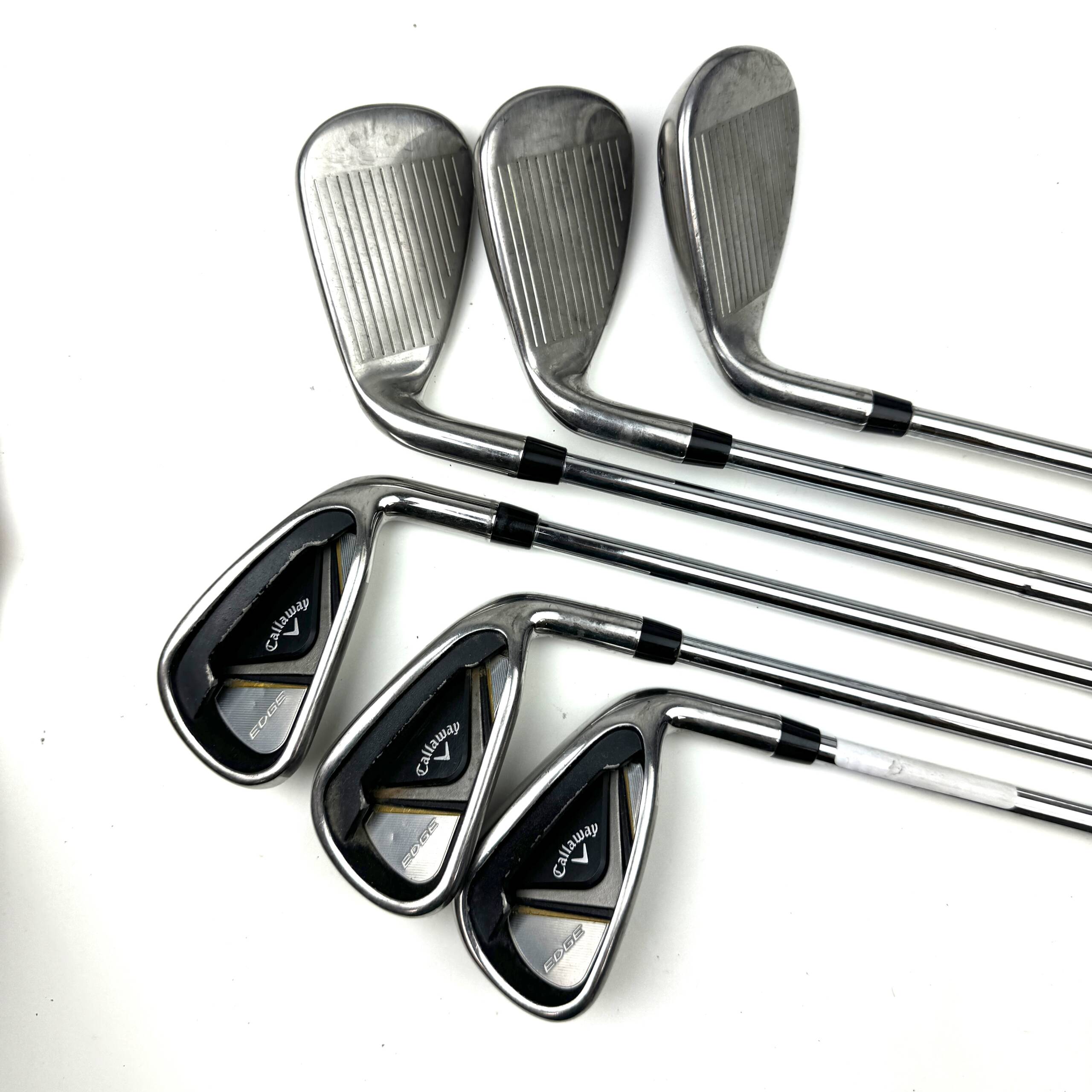 thumbnail image 2 of Left Handed Callaway Rogue ST Max OS Iron Set - 5-PW, AW, SW - Steel Regular Shaft 2 of 6