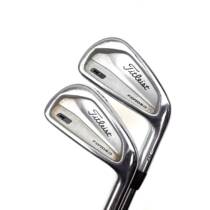 Titleist 718 CB Forged Irons / 4-PW / AMT Tour White S300 Stiff Flex