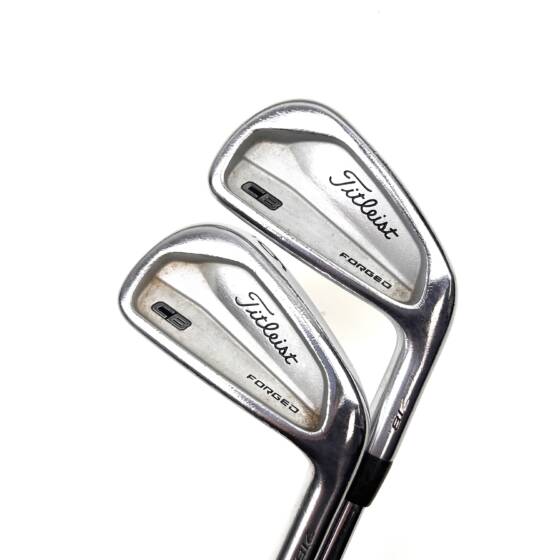 Titleist 718 CB Forged Irons / 4-PW / AMT Tour White S300 Stiff Flex