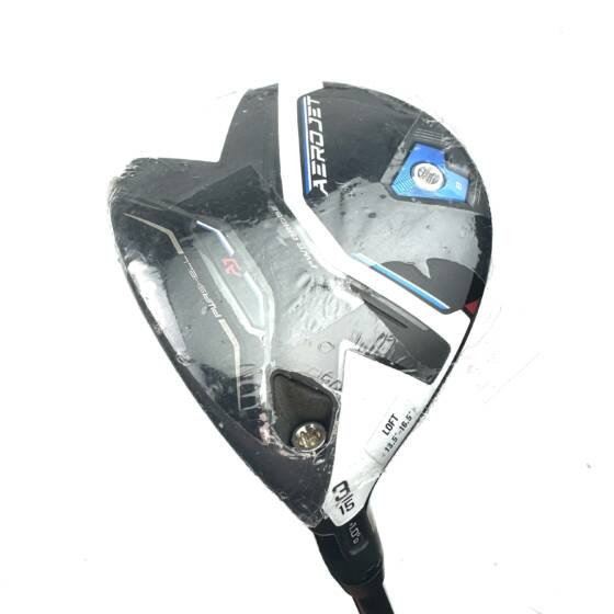 New Left Handed Cobra Aerojet 3 Wood / 15 Degree / Linq Red 5F2 Senior Flex