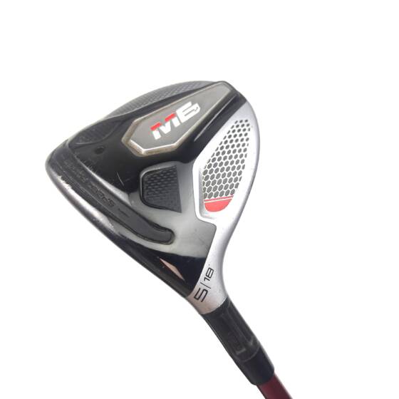 Left Handed Taylormade M6 5 Wood / 18 Degree / Oban Iwasa 75 Stiff Flex