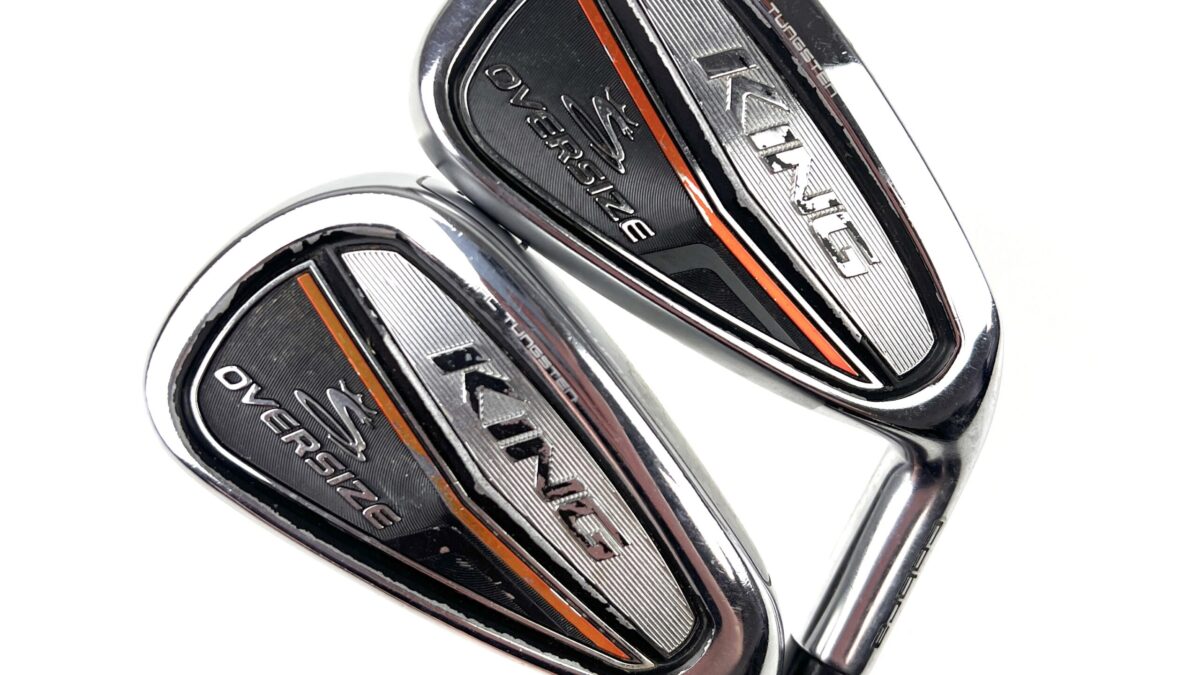 Fers De Golf Cobra King CB/MB - Set 5-PW (6 Fers) - Flex Régulier, Tiges Dorées - Reconditionné