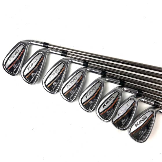 Cobra King Oversized (OS) Irons / 5-SW + GW / Recoil ES 460 F3 Regular Flex