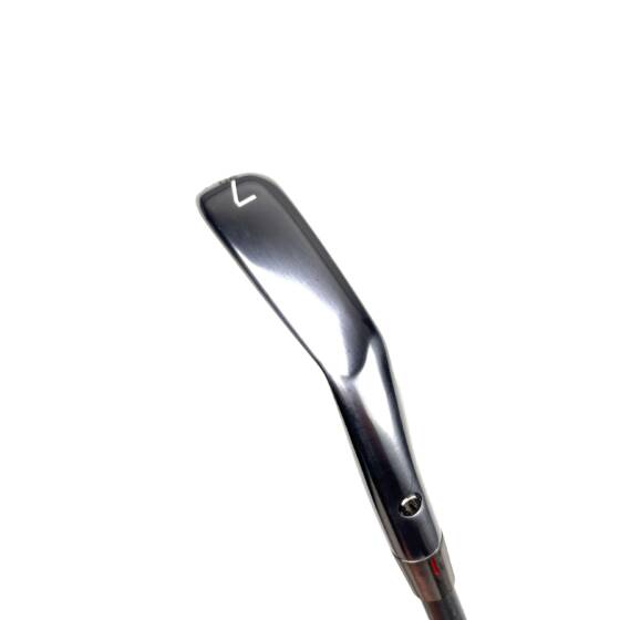 Left Handed Mizuno Pro 245 7 Iron / 30 Degree / KBS Tour C-Taper 110 Stiff Flex / Demo