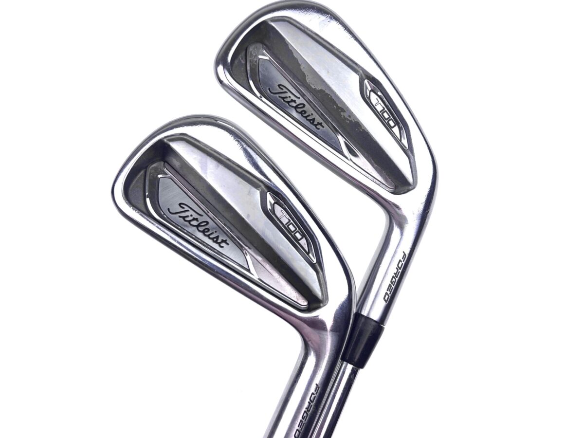 Set De Fers Titleist T100 S 2019 - 4-PW + GW, Manches Rigides AMT Noir S300, Droitier