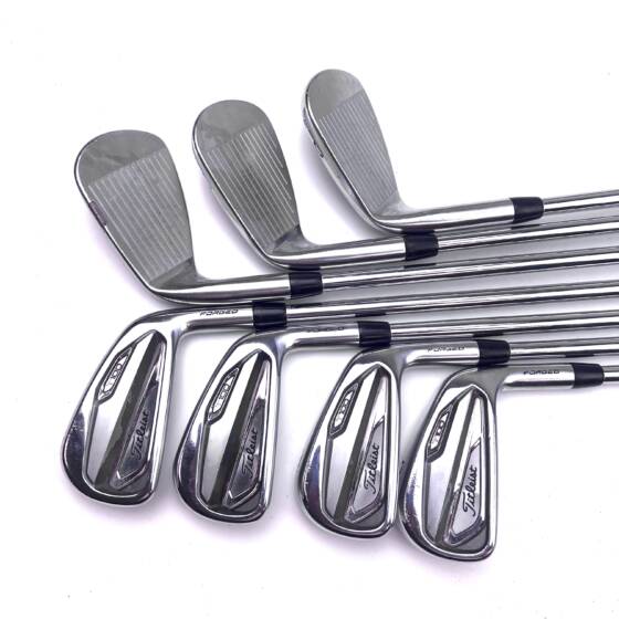 Titleist T100 2019 Irons / 4-PW / AMT White S300 Stiff Flex