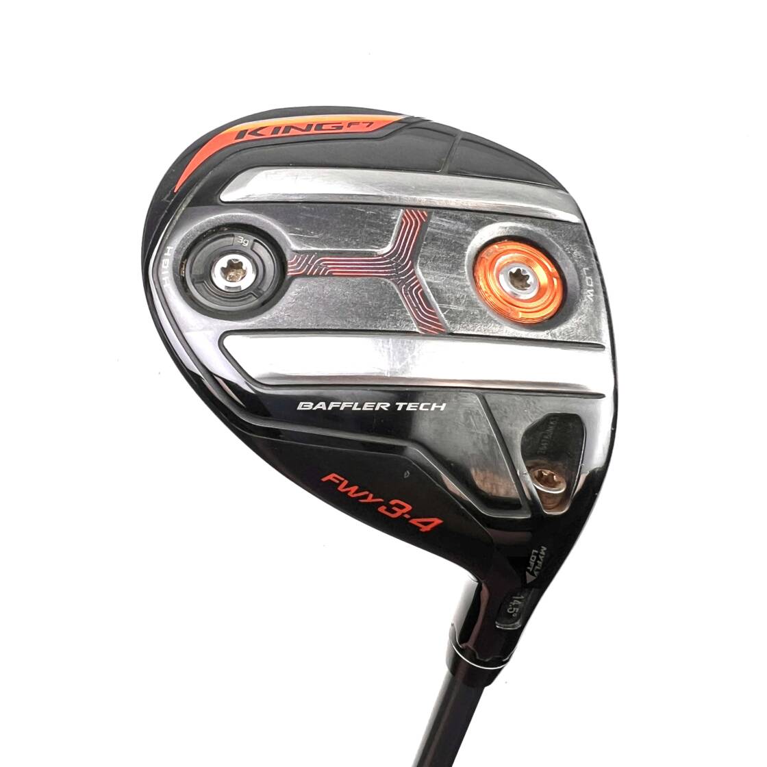 Cobra King F7 3-4 Wood / 14.5 Degree / Fujikara Pro 65 Stiff Flex
