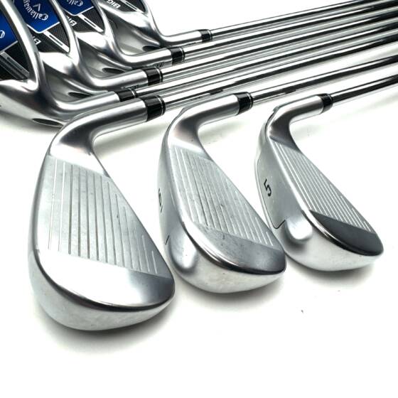 Left Handed Callaway Big Bertha B21 Irons / 5-SW / KBS Max CT80 Regular Flex