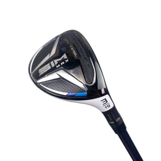 Taylormade Sim Max 3 Hybrid / 19 Degree / Ventus 7 Stiff Flex