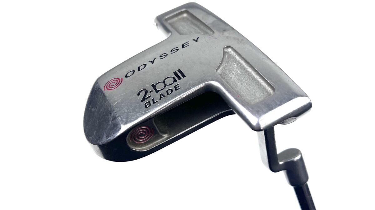 オデッセイ WHITE STEEL 2・ball BLADE 34インチ パター PT フレックス