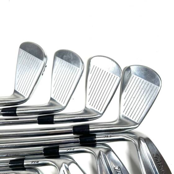 Left Handed Titleist 714 Forged MB Irons / 3-PW / Dynamic Gold Stiff Flex