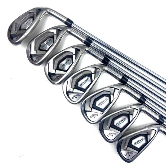 Callaway Rogue CF18 Irons / 4-PW / XP95 S300 Stiff Flex