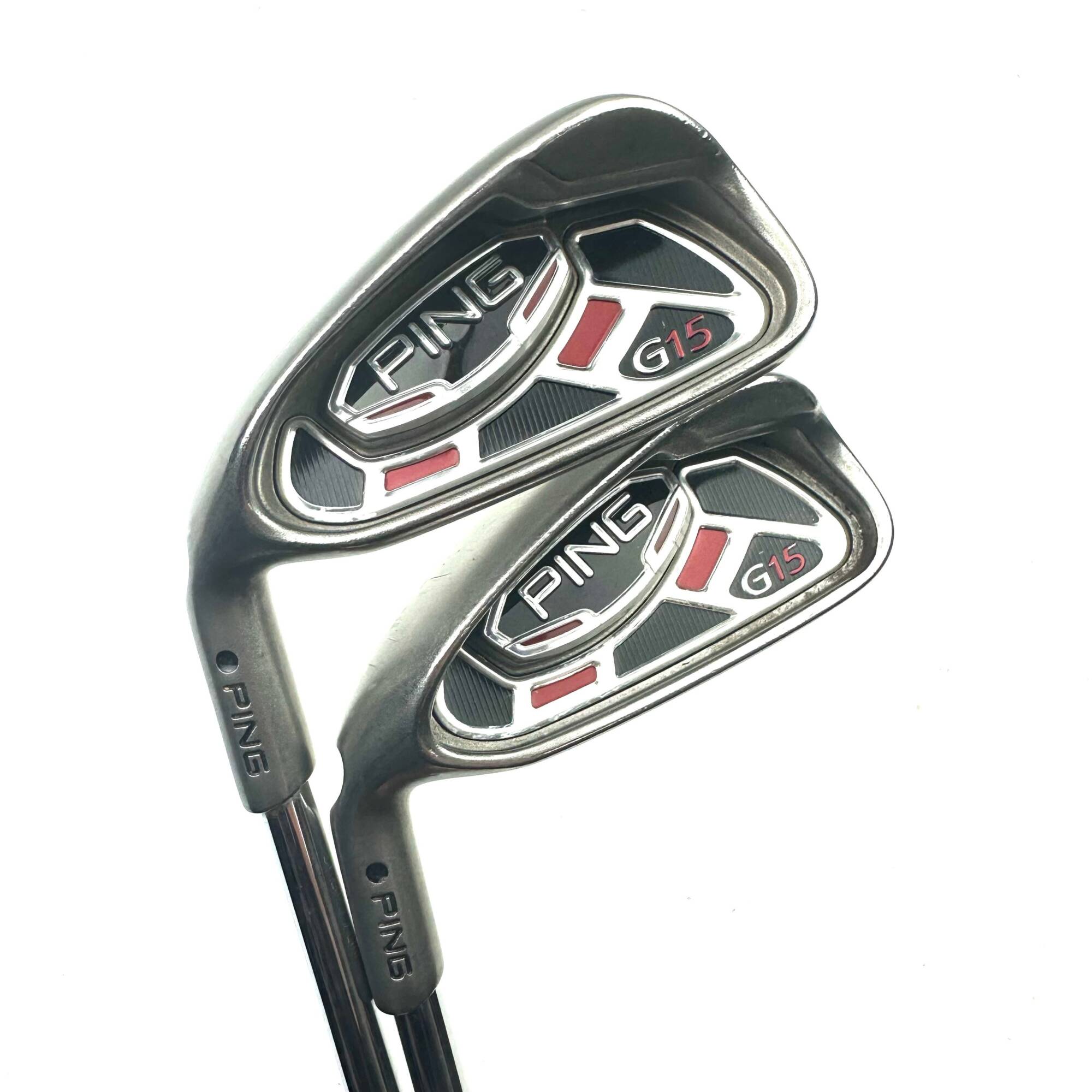 Left Handed Ping G15 Irons / 5-SW / AWT Regular Flex