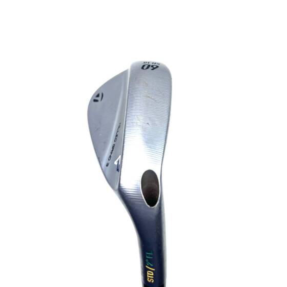 DEMO Taylormade Milled Grind3 Lob Wedge / 60 Degree / N.S. Pro Tour 120 Stiff Flex