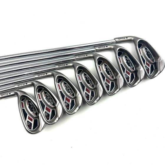 Left Handed Ping G15 Irons / 5-SW / AWT Regular Flex