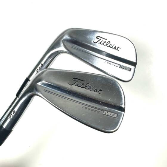 Left Handed Titleist 714 Forged MB Irons / 3-PW / Dynamic Gold Stiff Flex