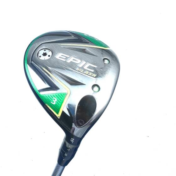 Callaway Epic Flash 3 Wood / 15 Degree / Evenflow Green Regular Flex