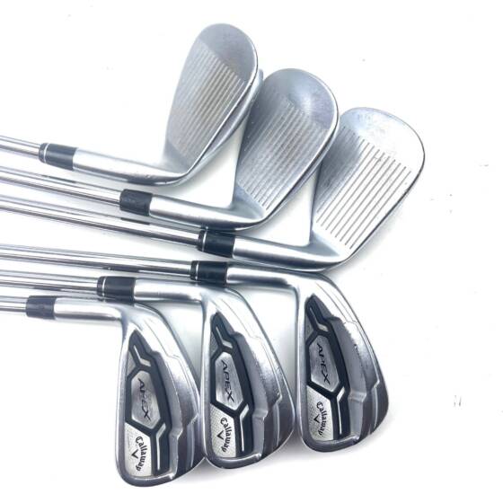 Left Handed Callaway Apex CF16 Irons / 5-PW / True Temper XP 95 Regular Flex