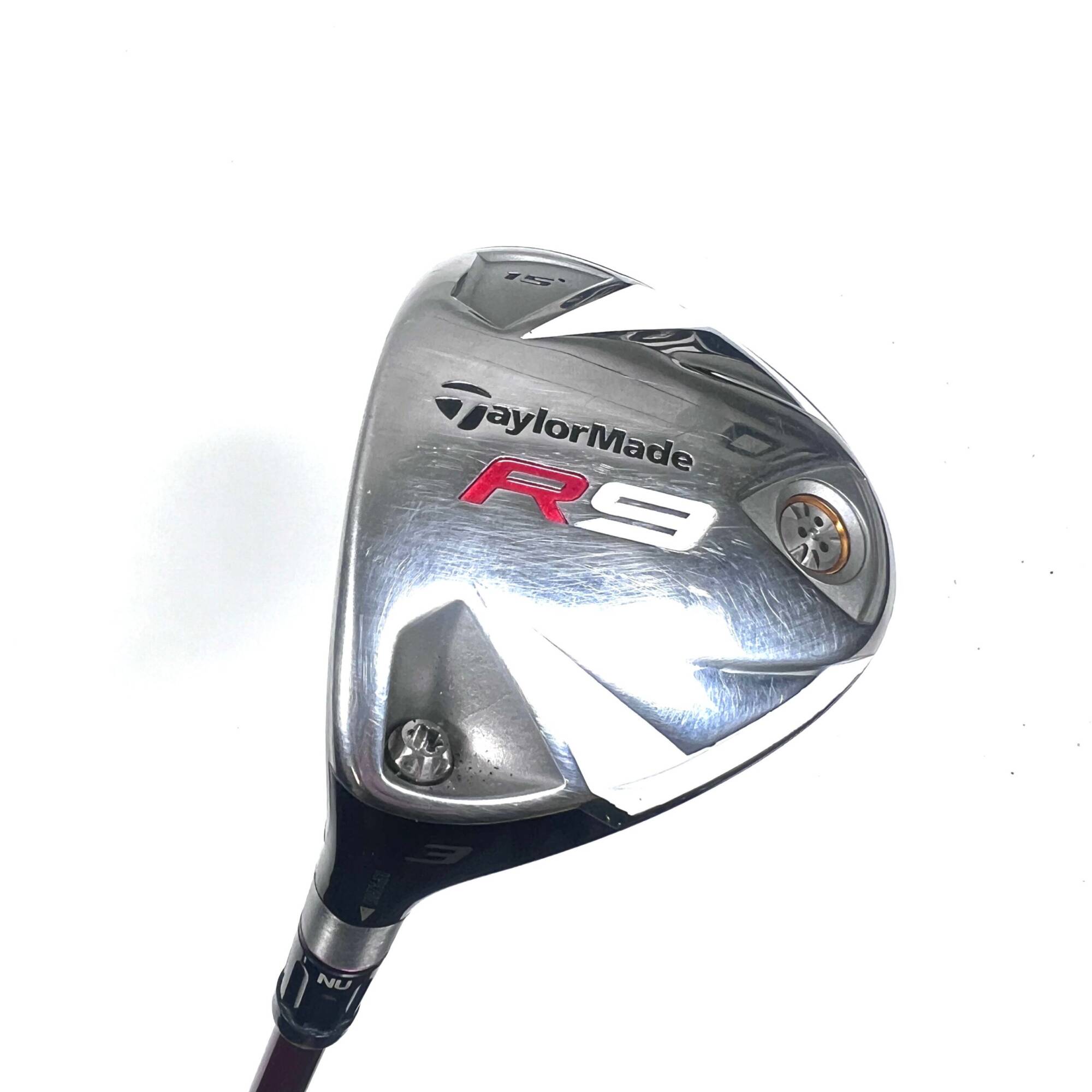 Left Handed Taylormade R9 3 Wood / 15 Degree / Motore 65 Regular Flex