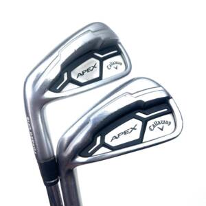 Left Handed Callaway Apex CF16 Irons / 5-PW / True Temper XP 95 Regular Flex