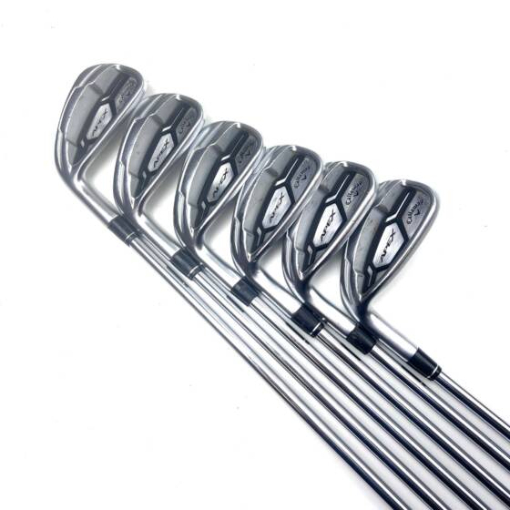 Left Handed Callaway Apex CF16 Irons / 5-PW / True Temper XP 95 Regular Flex