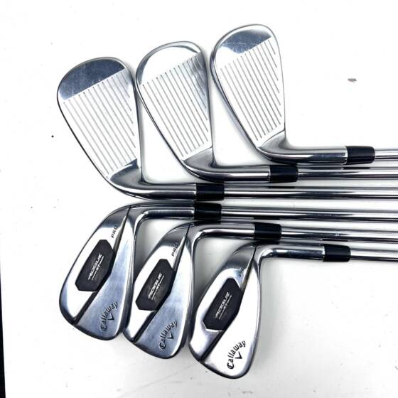 Callaway Rogue ST Pro Irons / 4-9 / Elevate MPH Stiff Flex