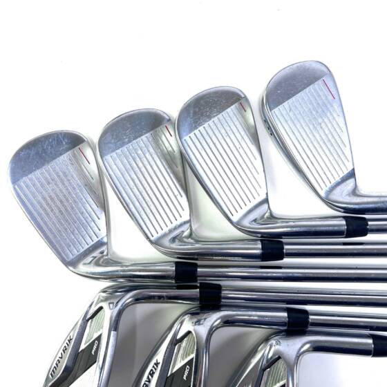 Callaway Mavrik Pro Irons / 5-PW+AW / Elevate 105 Stiff Flex