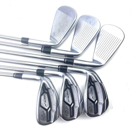 Left Handed Callaway Apex CF16 Irons / 5-PW / True Temper XP 95 Regular Flex