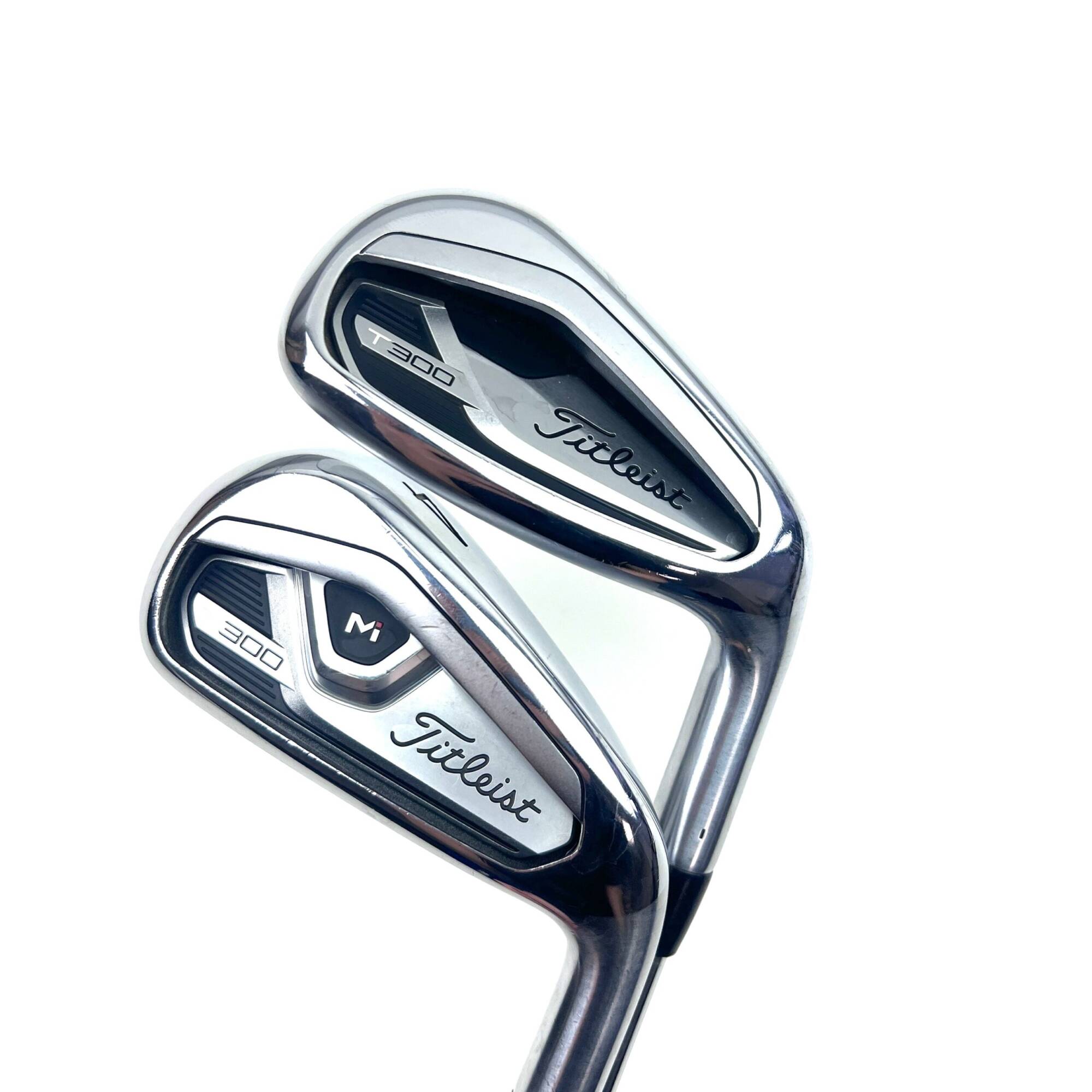 Titleist T300 2021 Irons / 4-PW+53 / AMT Black S300 Stiff Flex