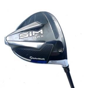 Taylormade Sim Max Driver / 9 Degree / HZRDUS Gen 4 Silver Extra Stiff Flex