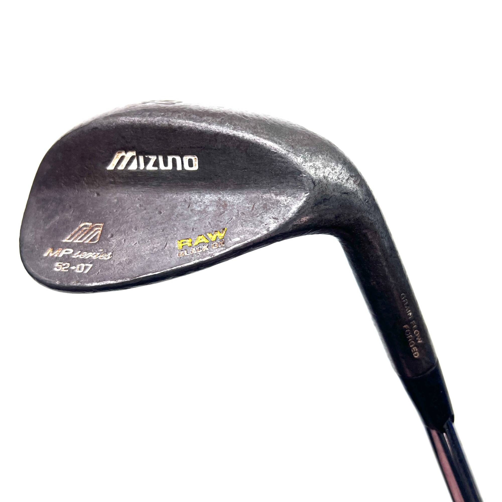 Mizuno MP Series RAW Black OX Gap Wedge / 52 Degree / Dynamic Gold Wedge Flex
