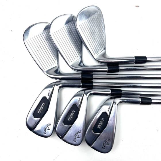 Callaway Rogue ST Pro Irons / 4-9 / Elevate MPH Stiff Flex
