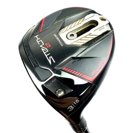 Left Handed Taylormade Stealth 2 Plus 3 Wood / 15 Degree / Ventus Velocore 8X X-Stiff Flex